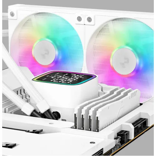 DeepCool LD360 WH 360mm ARGB Liquid CPU Cooler With Display — image 5 of 5