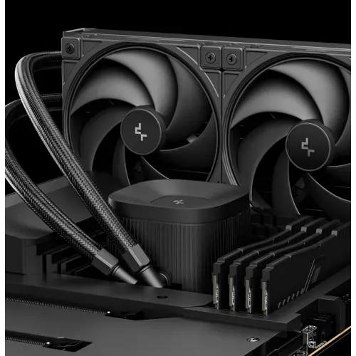 DeepCool LE240 V2 ZERO DARK 240mm All-in-One Liquid CPU Cooler — image 5 of 5