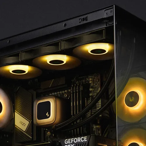 DeepCool LE360 V2 360mm ARGB All-in-One Liquid CPU Cooler Black — image 5 of 5