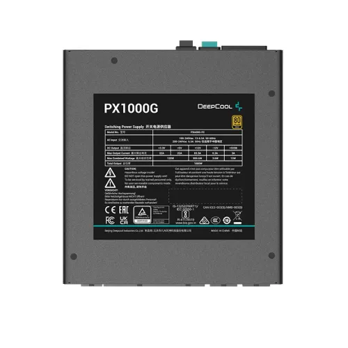 DeepCool PX1000G 80 Plus Gold 1000 Watt Power Supply — image 3 of 4