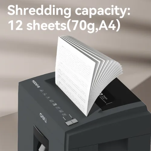 Deli E9952 23L Paper Shredder — image 3 of 5