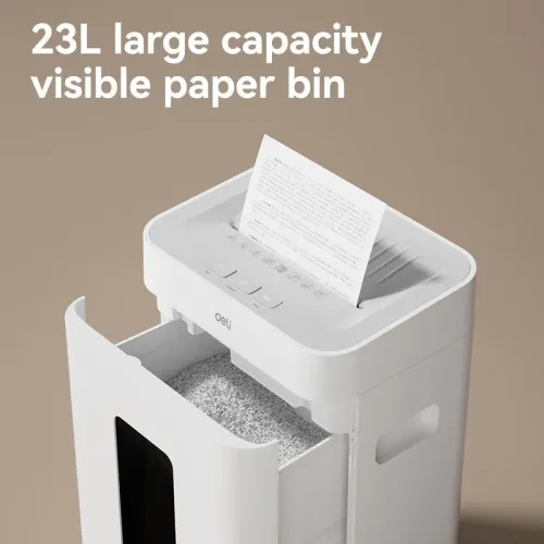 Deli ET048 23L Paper Shredder — image 2 of 5