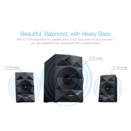 F&D A180X Multimedia Bluetooth 2:1 Speaker — image 4 of 4