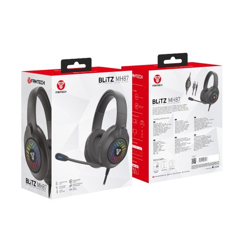 Fantech Blitz MH87 RGB Multi Platform Gaming Headset Black — image 2 of 2