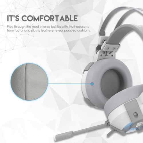 Fantech HG11 Captain 7.1 Surround Sound Space Edition RGB USB Gaming Headphone White — image 2 of 4