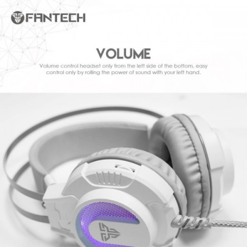 Fantech HG17S Visage II Space Edition RGB USB Gaming Headphone White — image 2 of 3