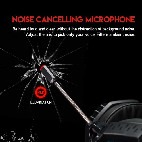 Fantech HG21 Hexagon USB 7:1 Gaming Headphone Black — image 3 of 4