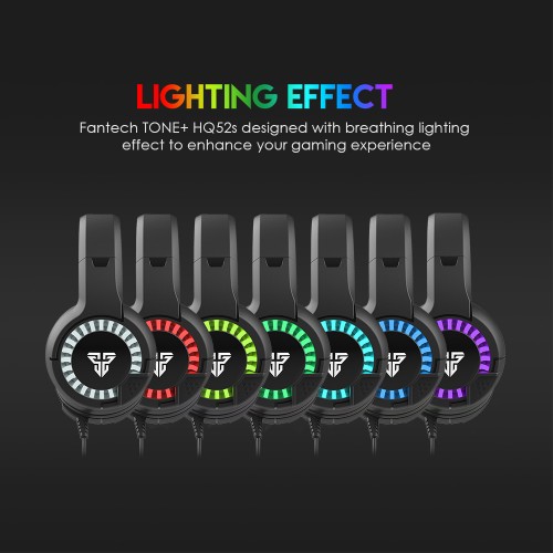 FANTECH HQ52s TONE+ RGB Gaming Headphone — image 3 of 4