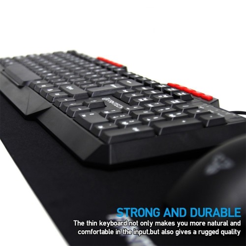 Fantech K210 Silent Multimedia USB Office Use Keyboard Black — image 3 of 4