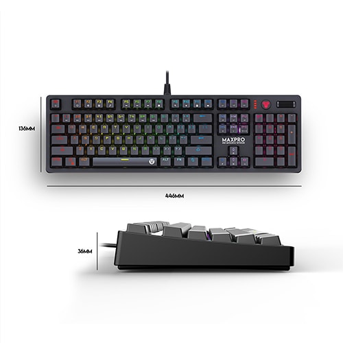 Fantech Max Pro MK851 RGB Mechanical Gaming Keyboard — image 2 of 2