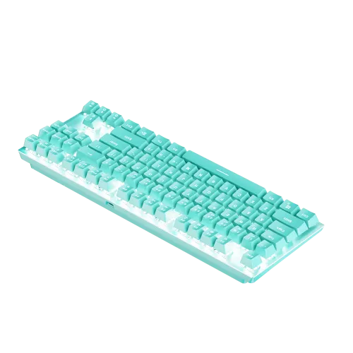 Fantech MAXFIT87 MK856 Mint Edition Blue Switch RGB Mechanical Keyboard — image 2 of 3