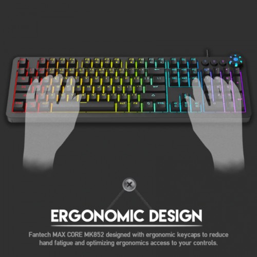 Fantech MK852 Max Core Mechanical USB Gaming Keyboard Black — image 2 of 5
