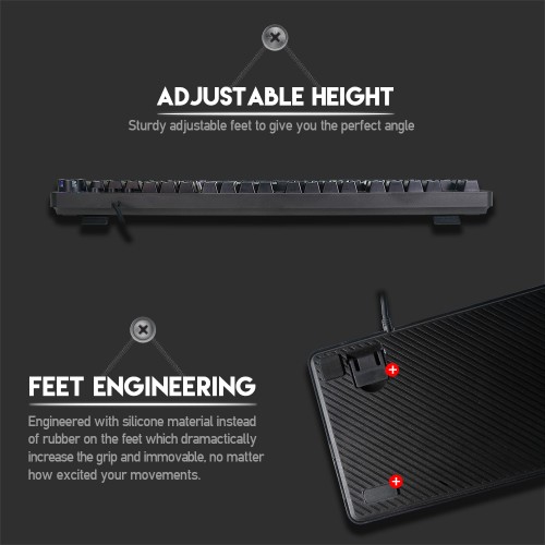 Fantech MK852 Max Core Mechanical USB Gaming Keyboard Black — image 4 of 5