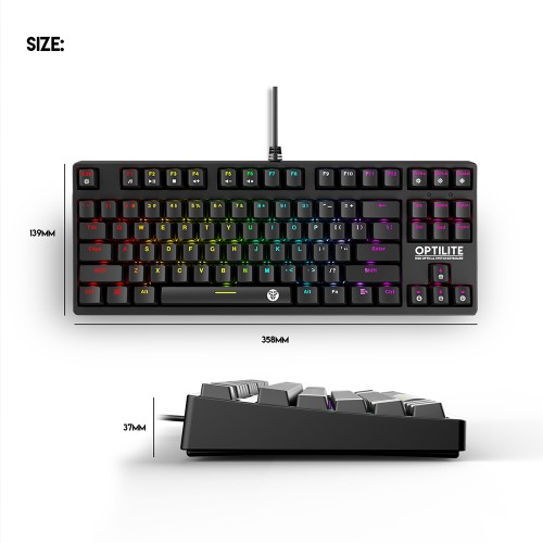 Fantech MK872 Optilite Tournament Edition RGB Mechanical Keyboard — image 2 of 3