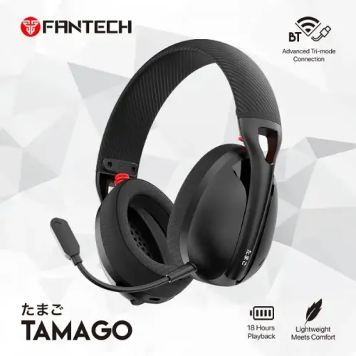 Fantech Tamago WHG01 Lightweight Wireless Bluetooth Headphone — image 2 of 3