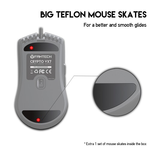 Fantech VX7 Crypto 6 Button USB Gaming Mouse — image 3 of 3