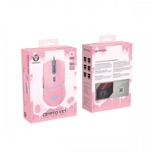 Fantech VX7 Crypto Sakura Edition 6 Button USB Gaming Mouse — image 4 of 4