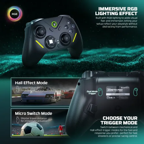 Fantech WGP18 Zenith Pro Tri-Mode Wireless Gamepad — image 3 of 6