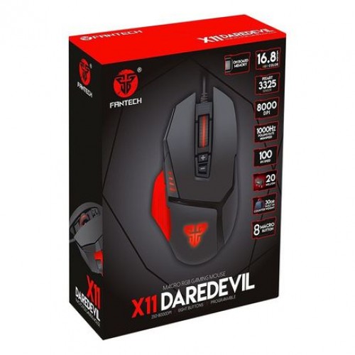 Fantech X11 Daredevil Macro RGB Gaming Mouse — image 3 of 3