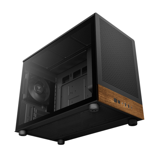 Gamdias ATHENA M4M WOOD mATX Mini Tower Gaming Casing — image 4 of 6