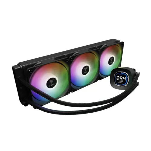 Gamdias AURA GL360 DIGITAL ARGB All-in-One Liquid CPU Cooler With Display — image 2 of 6