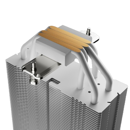 Gamdias BOREAS E2-41D WH Digital Display Single Tower Air CPU Cooler — image 6 of 6