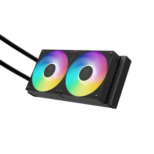 Gamdias CHIONE E4-240 V2 240mm ARGB AIO Liquid CPU Cooler With Display — image 3 of 6