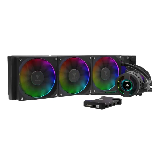 Gamdias CHIONE P3-360U ARGB 360mm AIO Liquid CPU Cooler — image 2 of 3