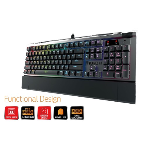 Gamdias HERMES P2 RGB Mechanical Gaming Keyboard — image 2 of 4