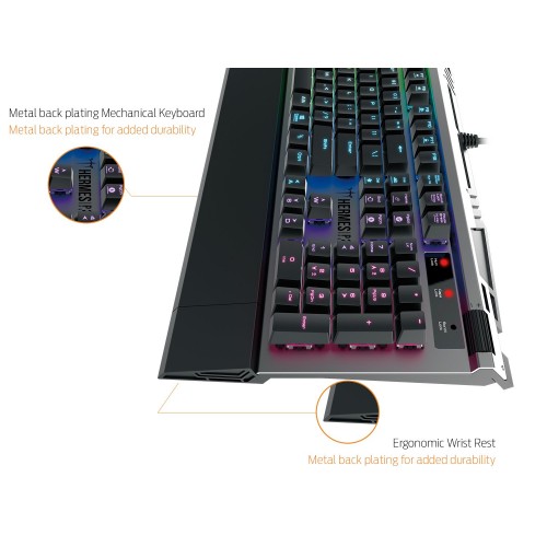 Gamdias HERMES P2 RGB Mechanical Gaming Keyboard — image 4 of 4