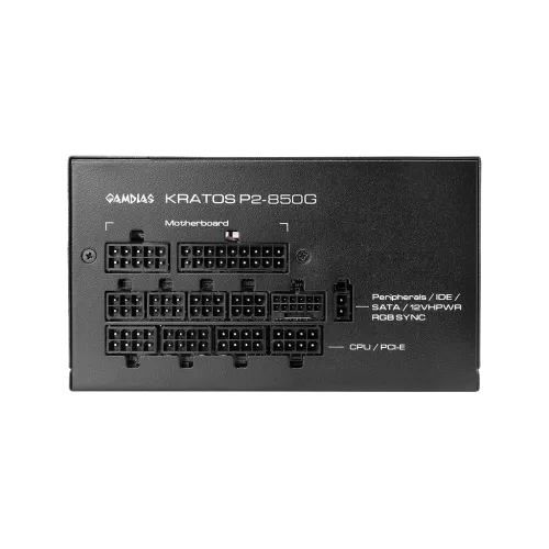 Gamdias KRATOS P2-850G 850W 80 Plus Gold ATX 3.0 Power Supply — image 3 of 5