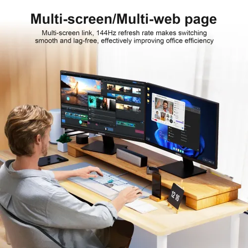 GEESUU BlazeWheel M238GF 23.8" 144Hz FHD VA Gaming Monitor — image 4 of 6