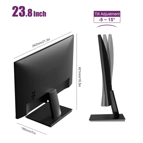 GEESUU CloudWing M238L1F 23.8" 144Hz FHD VA Monitor — image 6 of 6