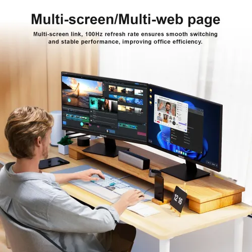 GEESUU CloudWing M238L1F 23.8" 100Hz FHD VA Monitor — image 3 of 6