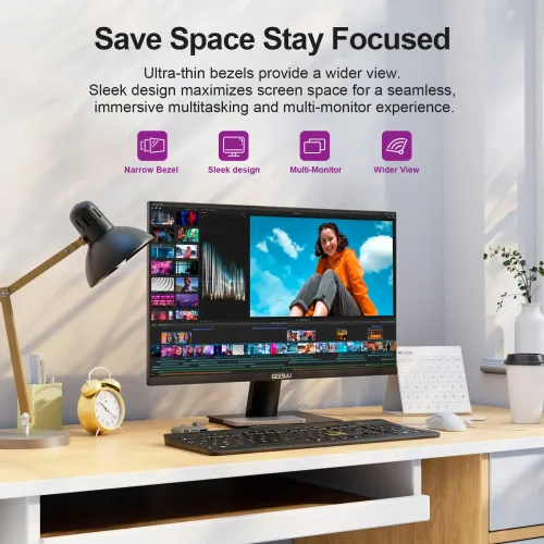 GEESUU CloudWing M238L1F 23.8" 100Hz FHD VA Monitor — image 4 of 6