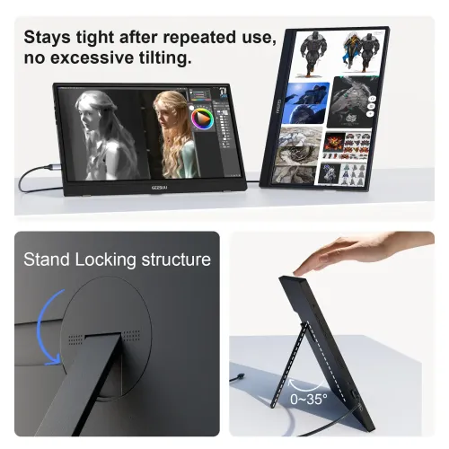 GEESUU LiuHe M156L1F 15.6" FHD IPS Portable Monitor — image 4 of 6