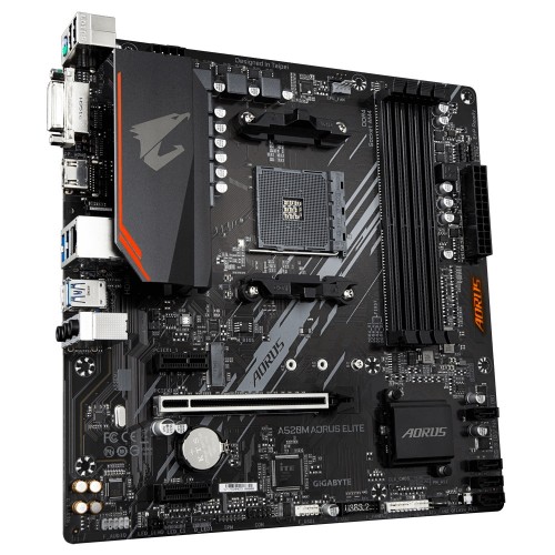 Gigabyte A520M Aorus Elite AMD AM4 ATX Gaming Motherboard — image 2 of 4