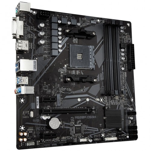 Gigabyte A520M DS3H Micro-ATX AMD AM4 Motherboard — image 2 of 4