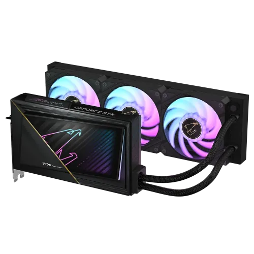 GIGABYTE AORUS GeForce RTX 5090 XTREME WATERFORCE 32GB GDDR7 Graphics Card — image 3 of 6