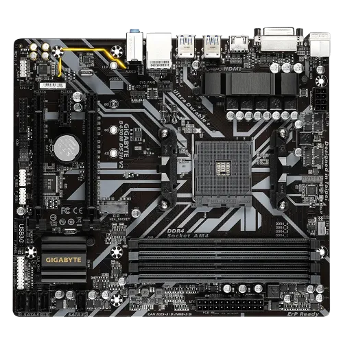 Gigabyte B450M DS3H V2 AMD AM4 Micro ATX Motherboard — image 2 of 5