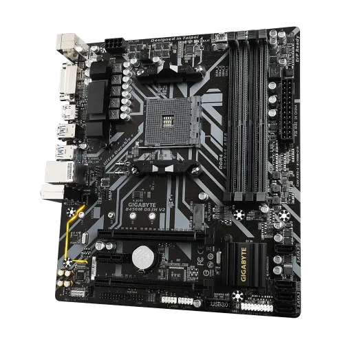 Gigabyte B450M DS3H V2 AMD AM4 Micro ATX Motherboard — image 4 of 5