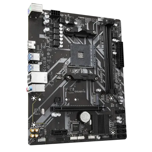 GIGABYTE B450M K AMD AM4 Micro ATX Motherboard — image 3 of 4