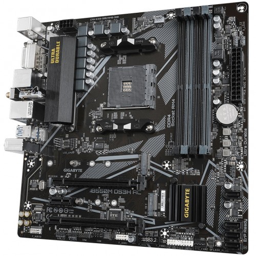 GIGABYTE B550M DS3H AC Micro ATX AMD Motherboard — image 3 of 4