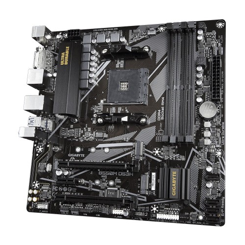 Gigabyte B550M DS3H AM4 AMD Micro ATX Motherboard — image 3 of 4