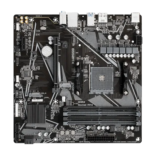 Gigabyte B550M K AMD AM4 Micro ATX Motherboard — image 4 of 5