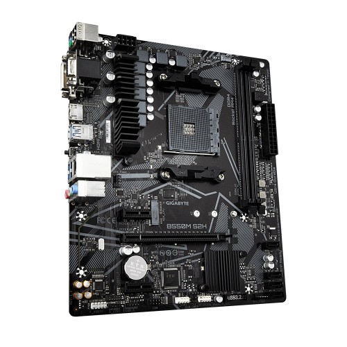 Gigabyte B550M S2H AM4 AMD Micro ATX Motherboard — image 2 of 4