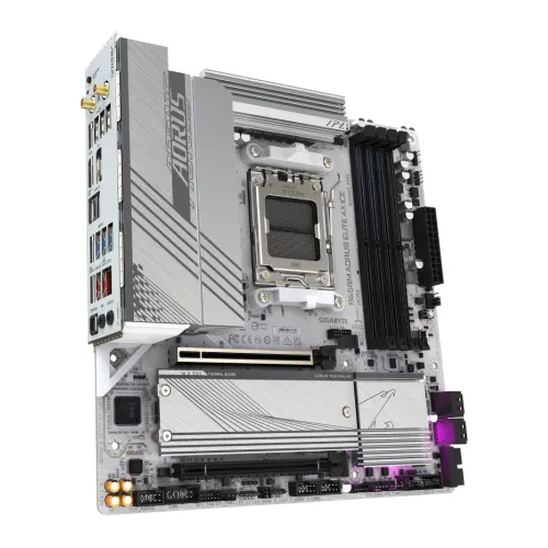 GIGABYTE B650M AORUS ELITE AX ICE DDR5 AMD AM5 mATX Motherboard — image 4 of 6