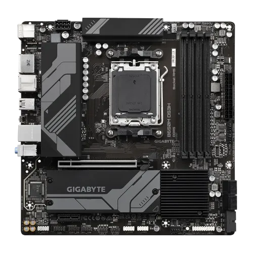 GIGABYTE B650M DS3H DDR5 AMD AM5 Micro-ATX Motherboard — image 2 of 6