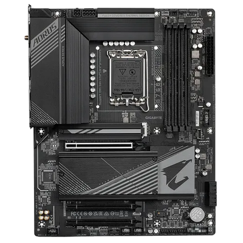 Gigabyte B760 AORUS ELITE AX Wi-Fi DDR5 ATX Motherboard — image 2 of 6