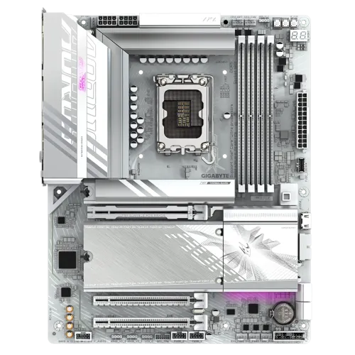 Gigabyte B860 AORUS ELITE WIFI7 ICE LGA1851 ATX Motherboard — image 2 of 5